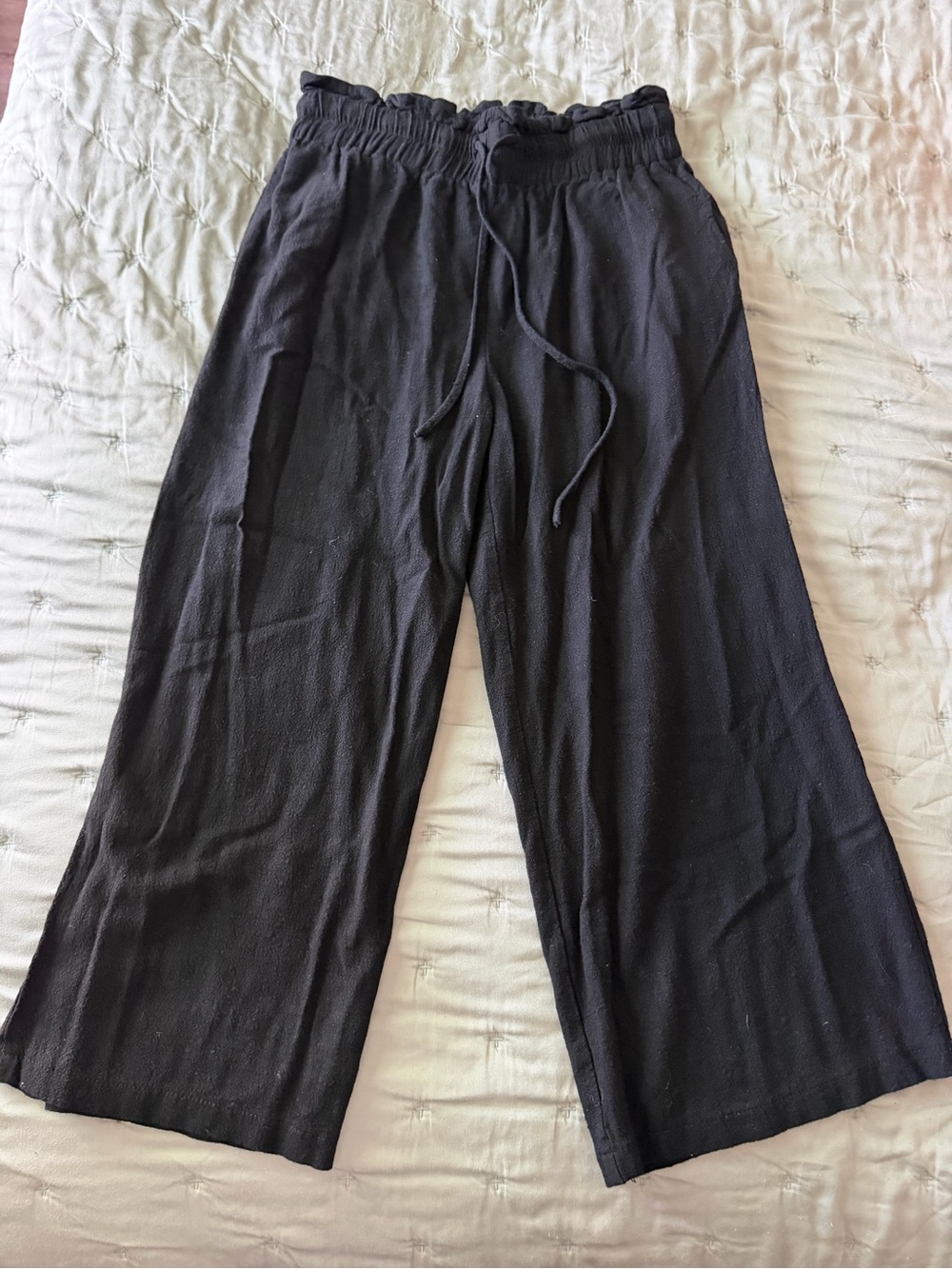 Petal & Pup Black Relaxed Drawstring Pants